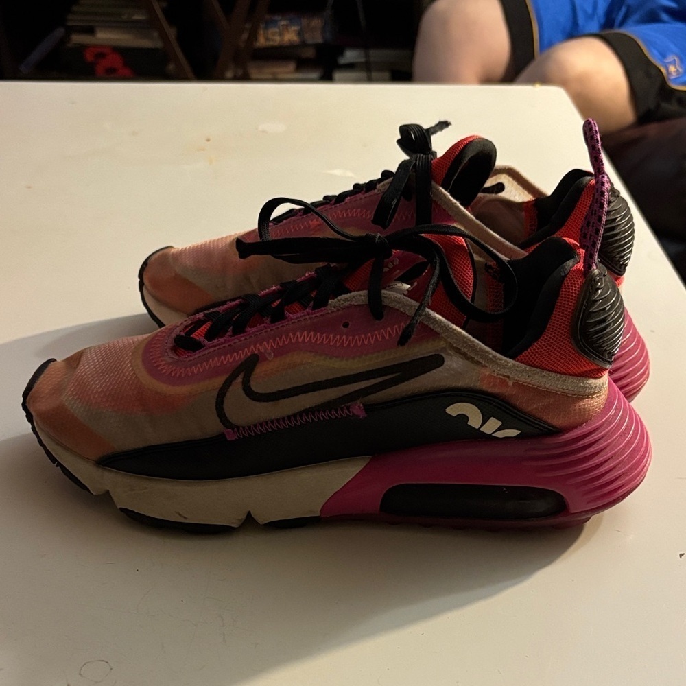 Nike Air Max 2090 Women’s Iced Lilac Fire Pink CK2612-500 size 7.5 *Flaws - Picture 3 of 9